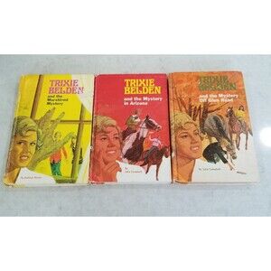 Trixie Beldin hardcover book lot of 3 books #5 6 & 10 by Julie Campbell
